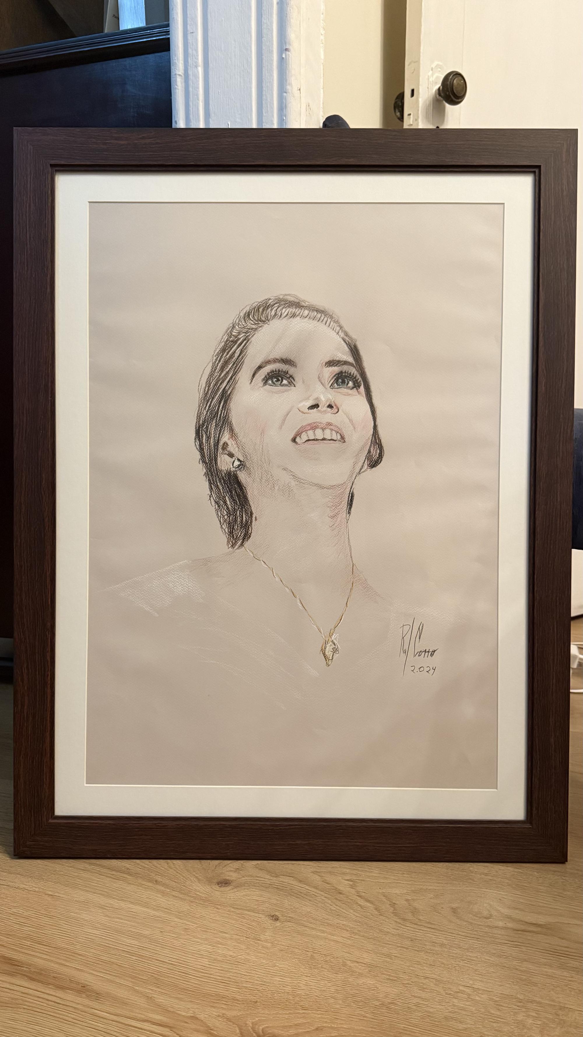 Portrait Drawing 104 - Dibujo de Retrato 104 - Rafael Corro