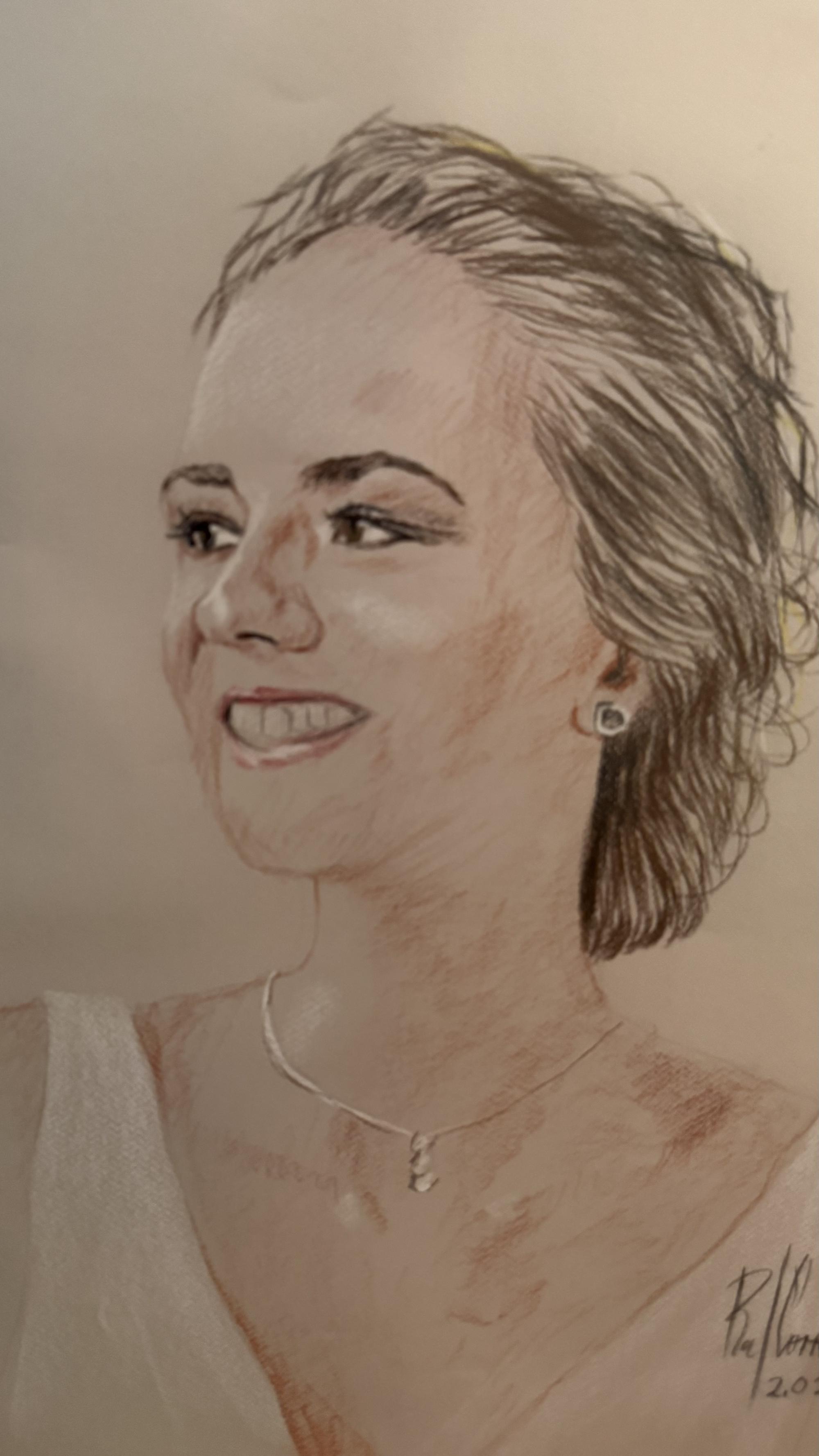 Portrait Drawing 108 - Dibujo de Retrato 108 - Rafael Corro
