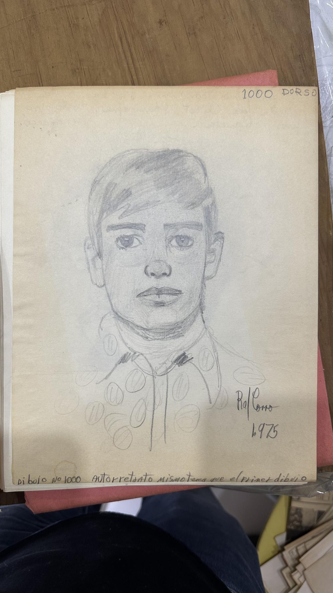 Portrait Drawing 119 - Dibujo de Retrato 119 - Rafael Corro