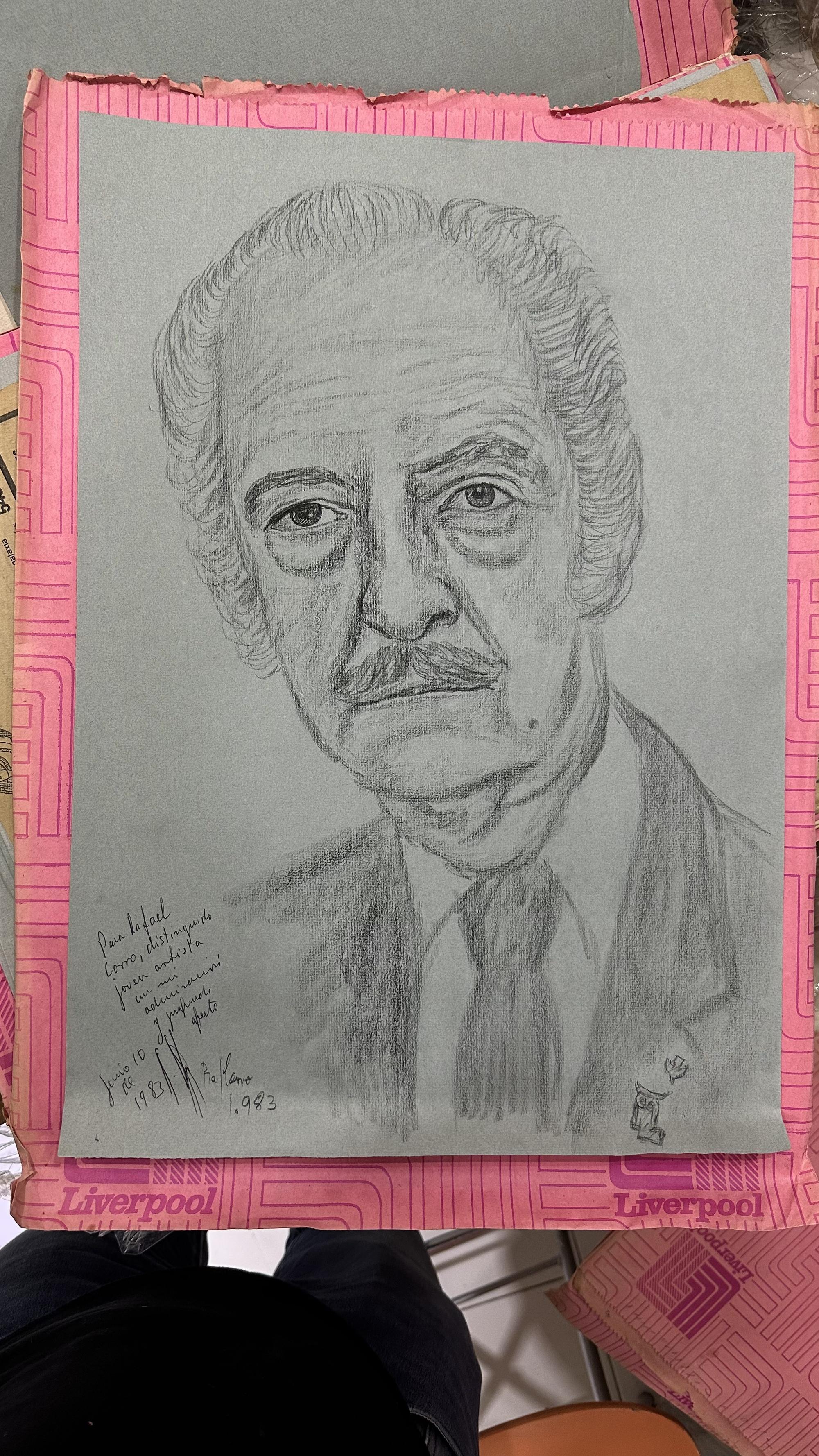 Portrait Drawing 122 - Dibujo de Retrato 122 - Rafael Corro