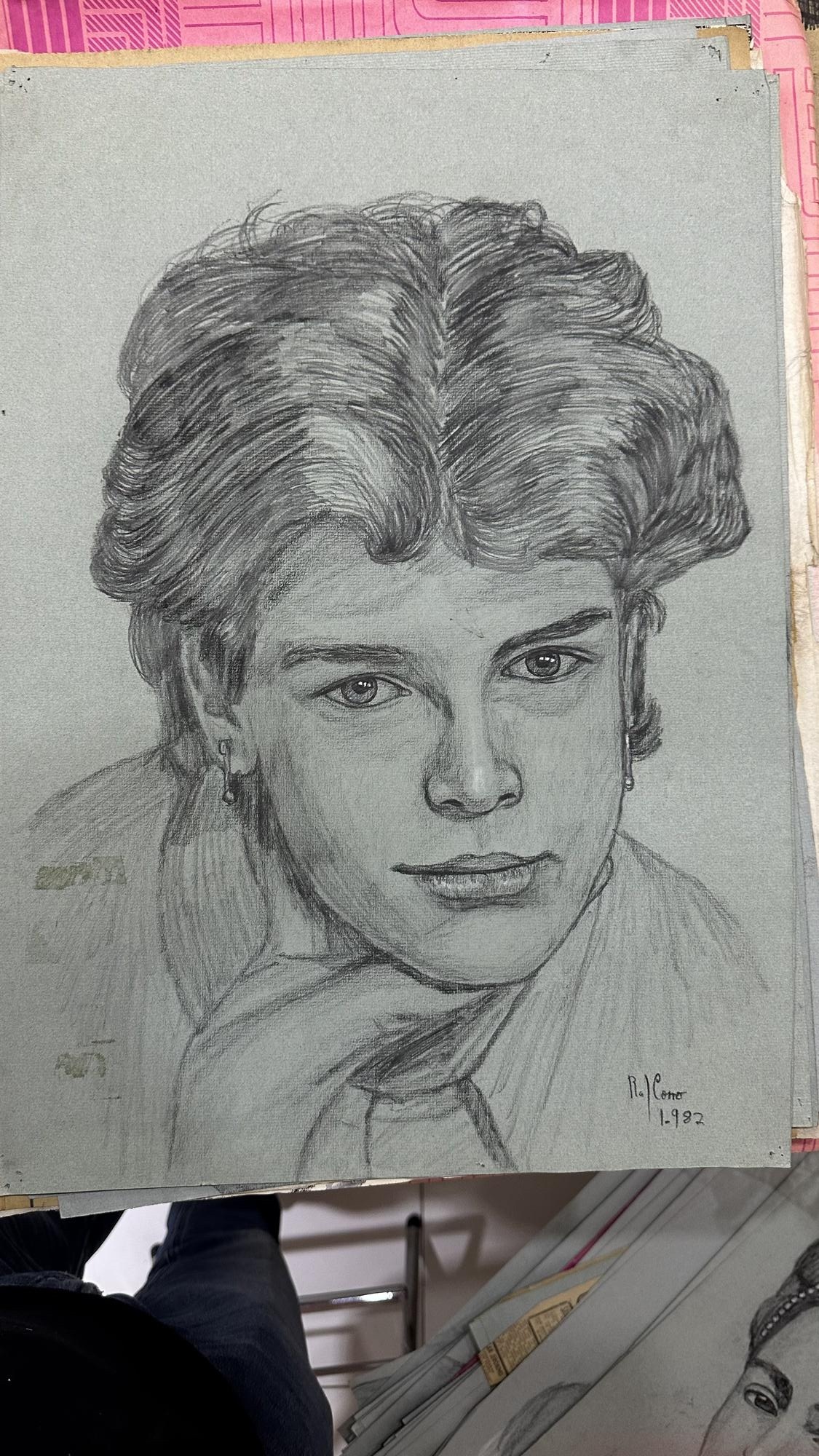 Portrait Drawing 128 - Dibujo de Retrato 128 - Rafael Corro