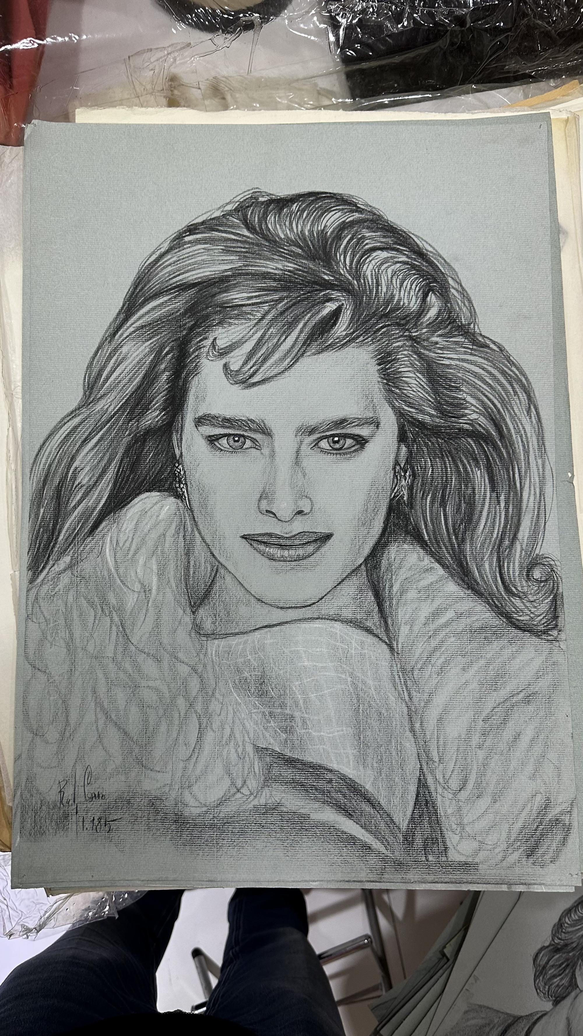 Portrait Drawing 130 - Dibujo de Retrato 130 - Rafael Corro