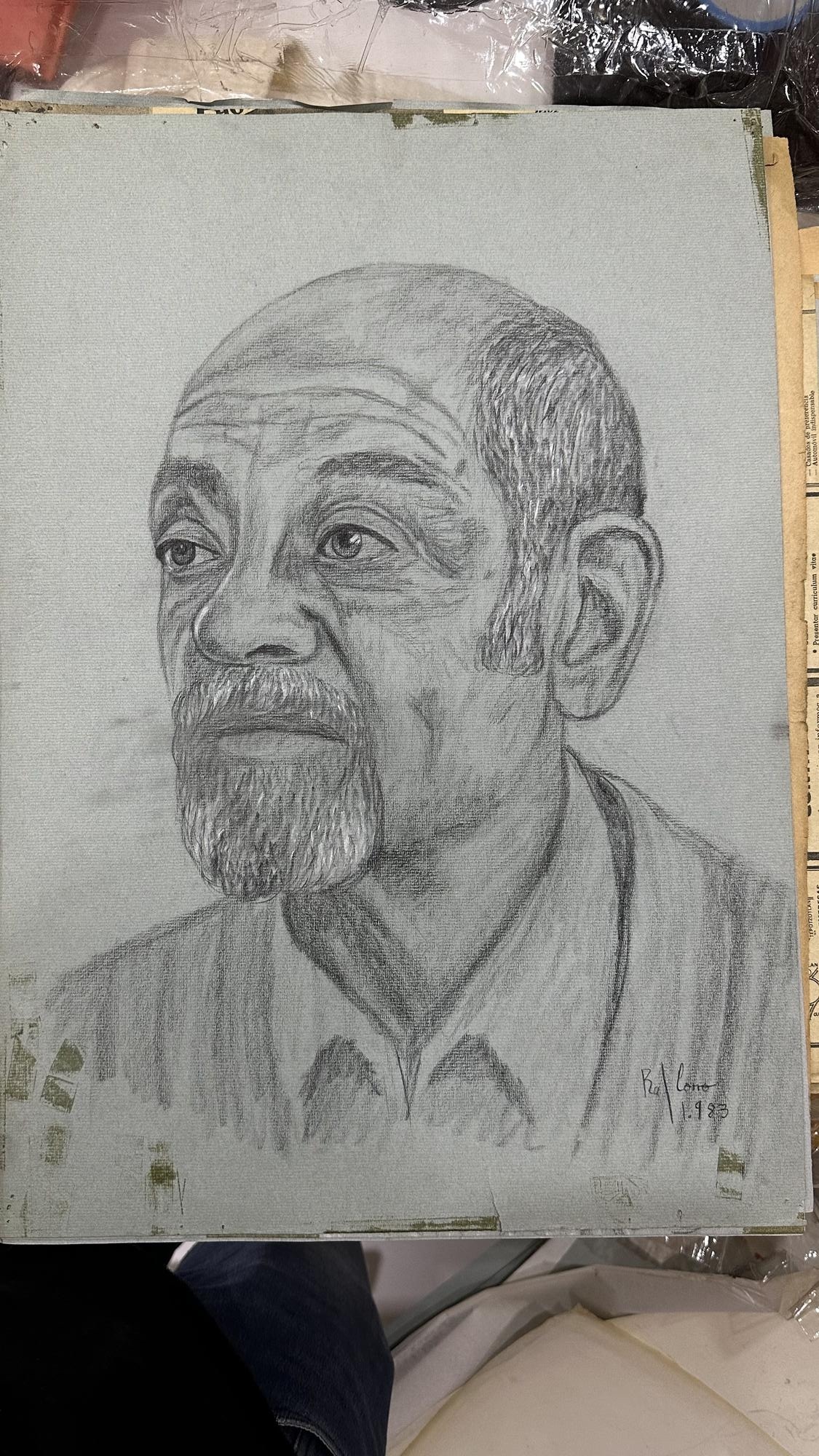Portrait Drawing 133 - Dibujo de Retrato 133 - Rafael Corro