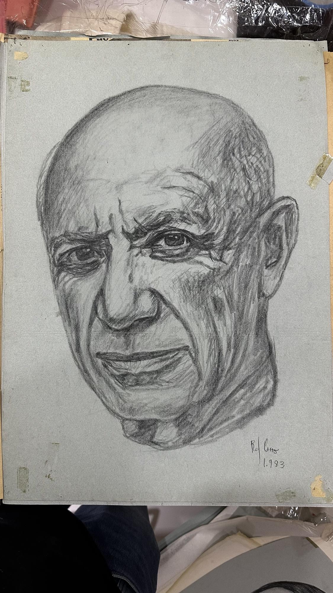 Portrait Drawing 134 - Dibujo de Retrato 134 - Rafael Corro