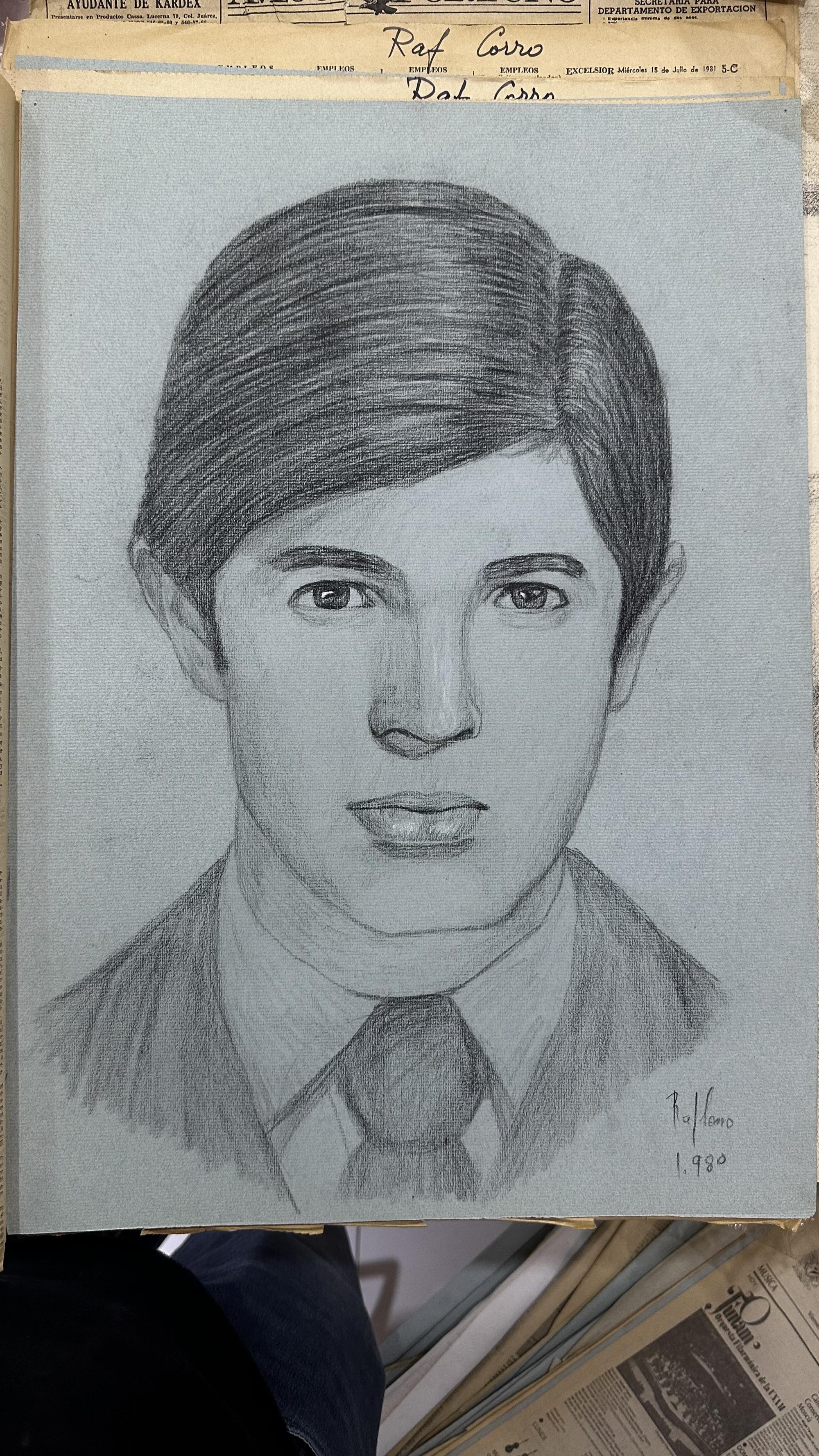 Portrait Drawing 135 - Dibujo de Retrato 135 - Rafael Corro