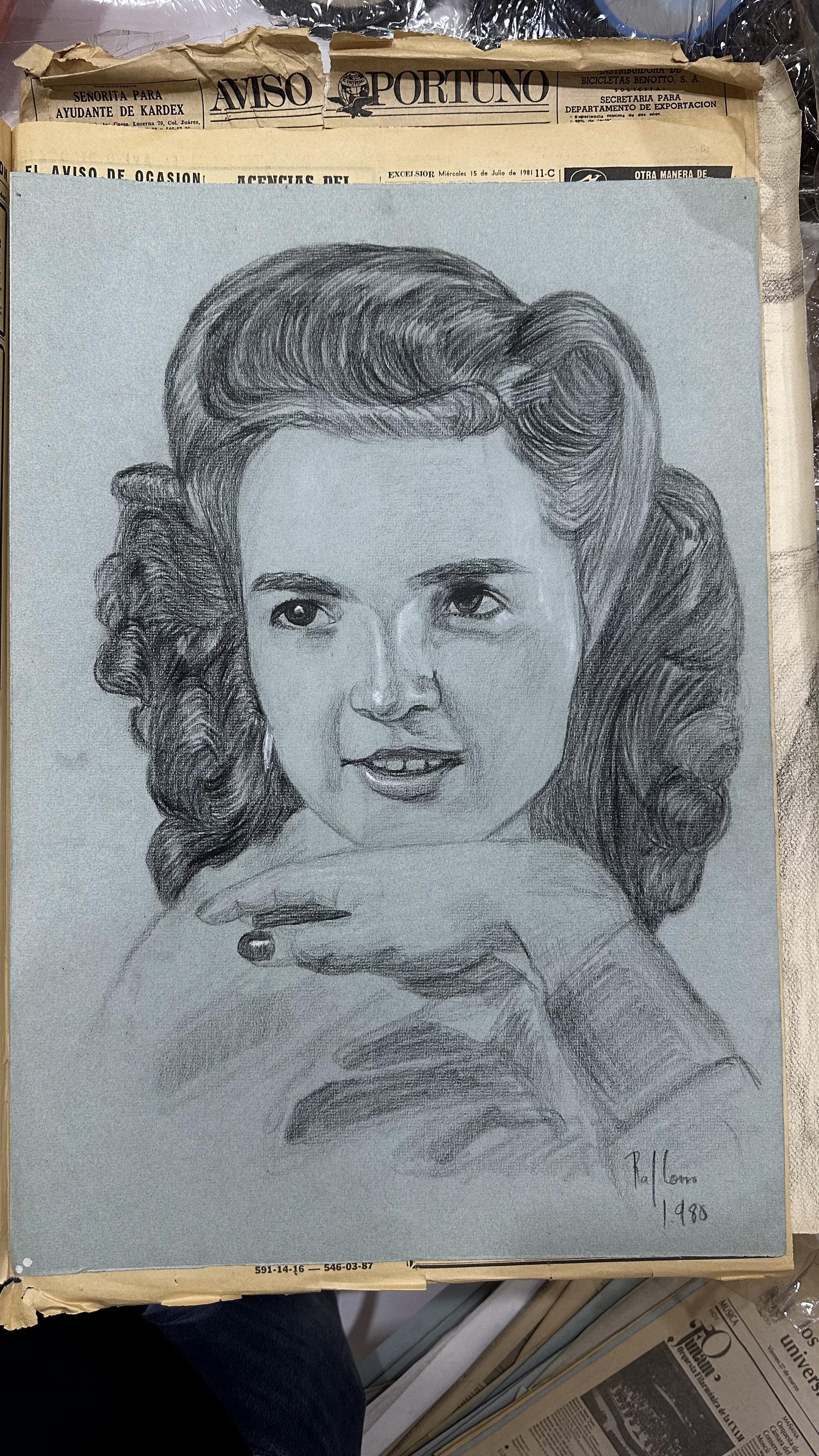 Portrait Drawing 137 - Dibujo de Retrato 137 - Rafael Corro