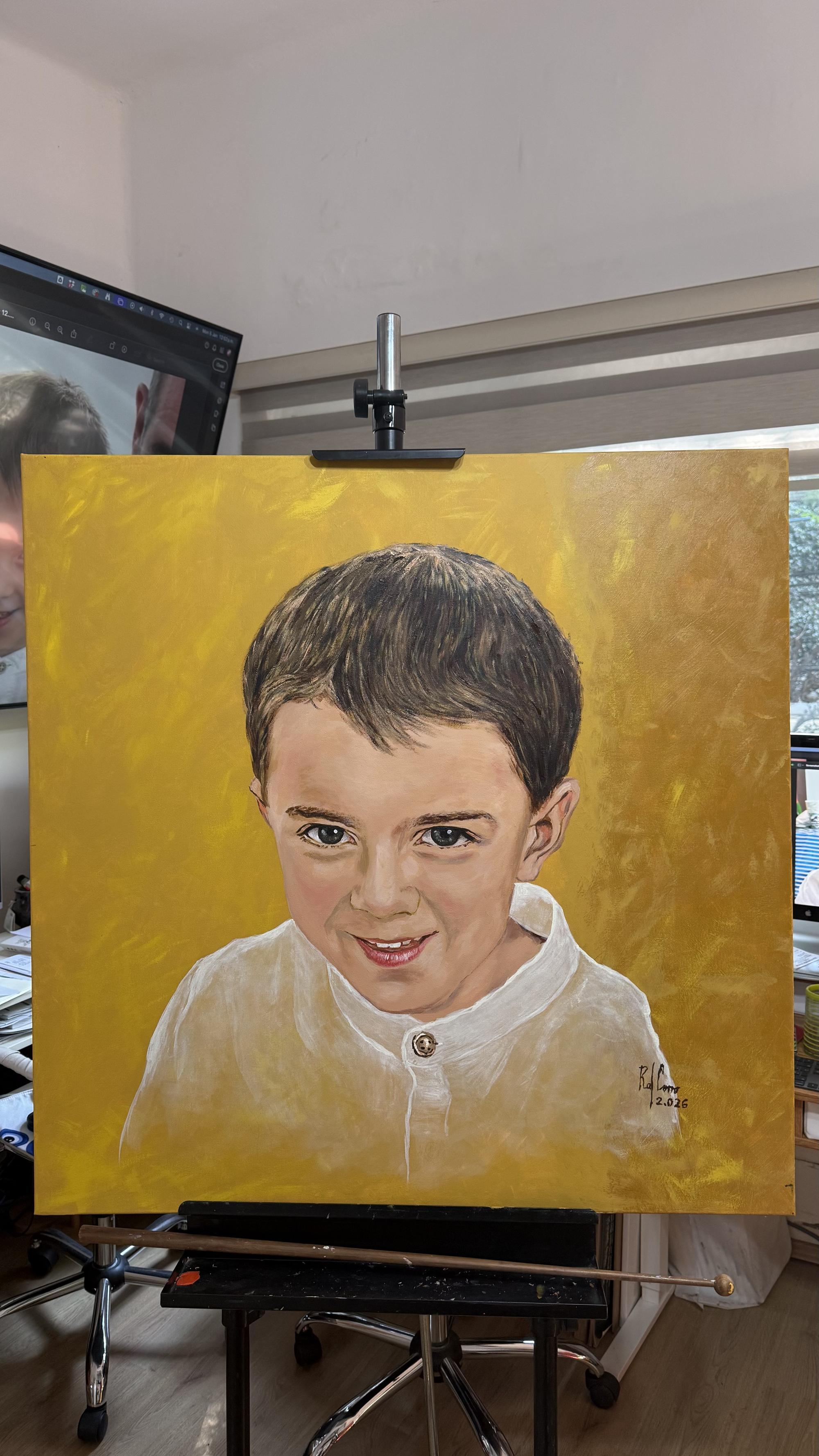 Julén Portrait 02 - Retrato Julén 02 - Rafael Corro