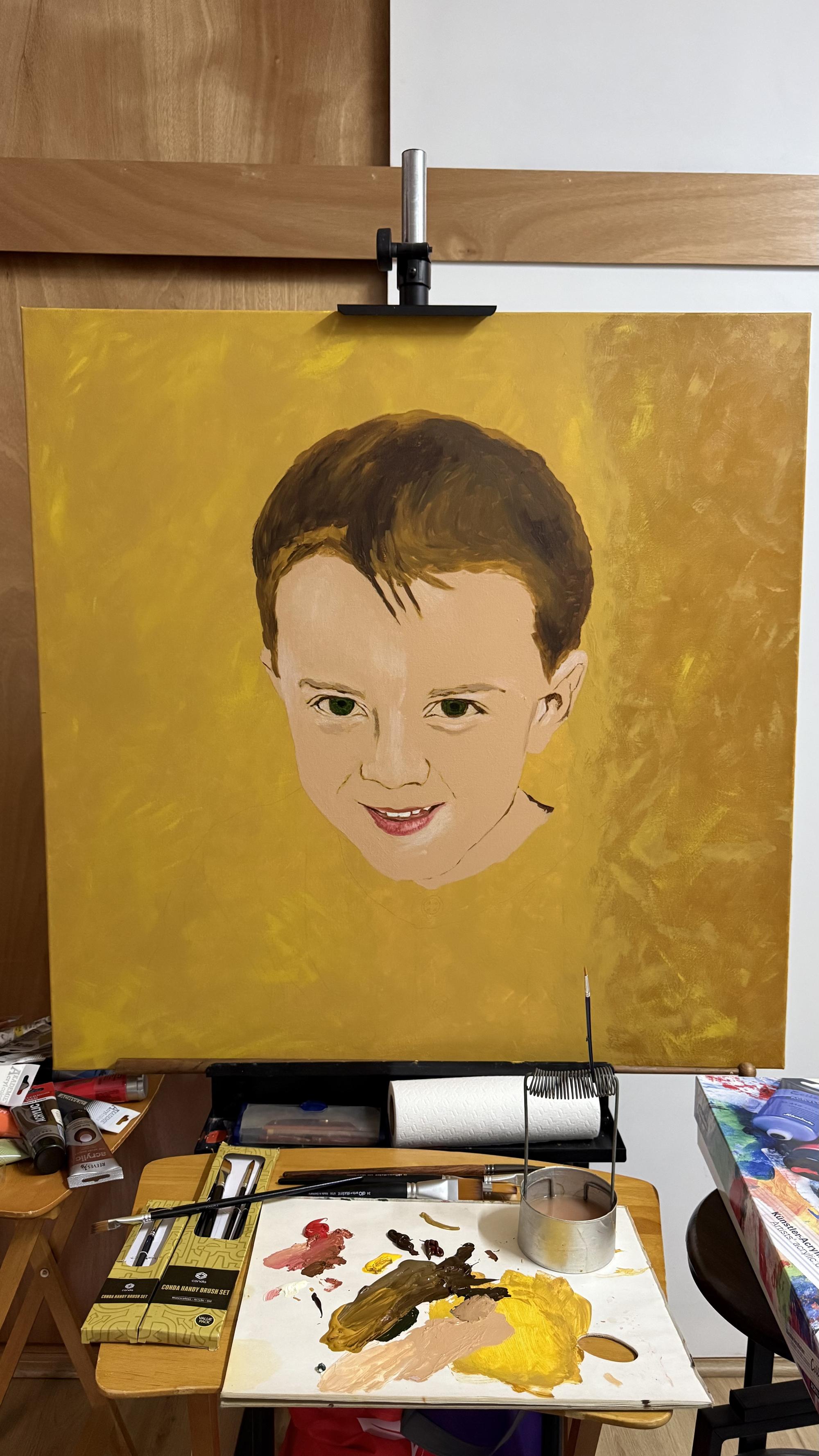 Julén Portrait 08 - Retrato Julén 08 - Rafael Corro